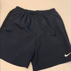 Nike Dry Fit Navy Running Shorts With Lining